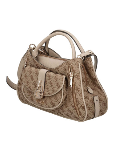 Borsa Guess a mano/tracolla Jessa latte logo BS26GU128 JG836206