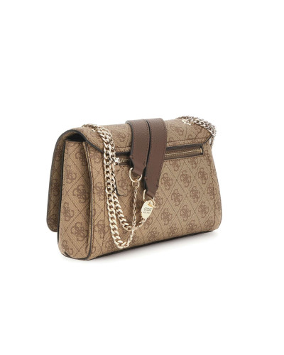 Borsa donna Guess Noelle II latte/ brown multilogo BS26GU139 BG967221