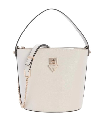 Borsa donna Guess secchiello Patsie white BS26GU147 ZG991903