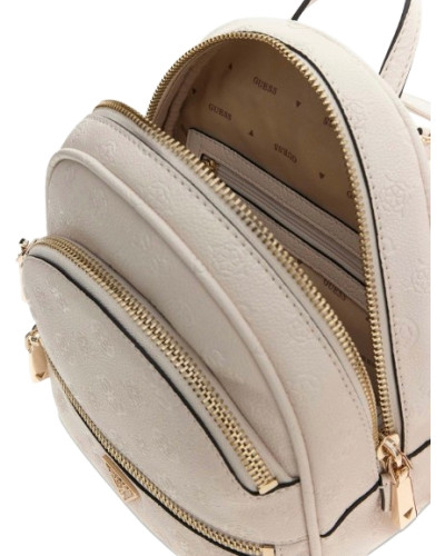Borsa donna Guess zaino Manhattan II backpack stone logo BS26GU146 PD711832