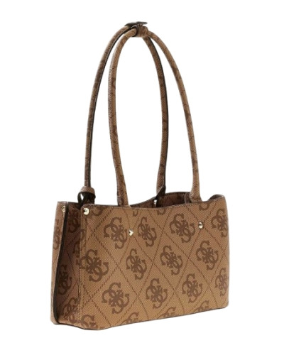 Borsa donna Guess Meridian II latte logo BS26GU173 OS697409