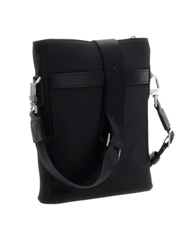 Borsa Guess tracolla uomo Berlin Crossbody Flat Satchel black UBS26GU17 HMBENYP6123