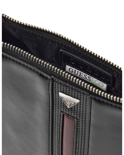 Borsa Guess tracolla uomo Torino logo crossbody bag black UBS26GU25 HMTOCSP6123