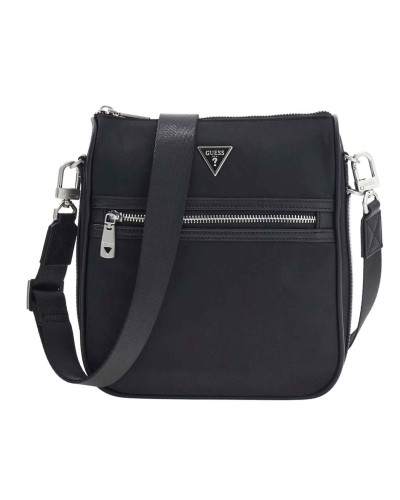 Borsa Guess tracolla uomo Milano top zip crossbody black UBS26GU23 HMMINYP6117