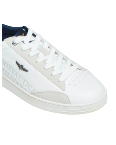 Sneaker Uomo Aeronautica Militare ecosuede white US26AR03 261SC0306UCT04325