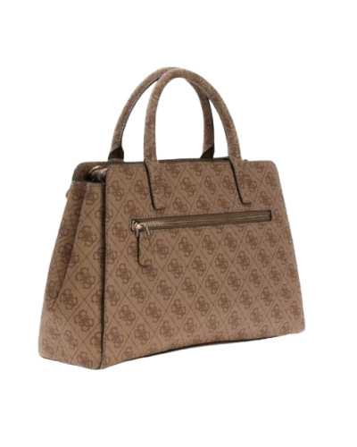 Borsa Guess a mano/tracolla Leona logo girlfriend satchel latte logo BS26GU188 SG991706
