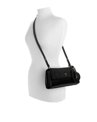Borsa a tracolla Guess Isobel convertible xbody flap black BS26GU194 BG993221