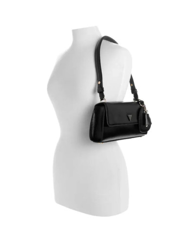 Borsa a tracolla Guess Isobel convertible xbody flap black BS26GU194 BG993221