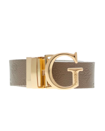 Cinta donna Guess James adjustable/reversible dark taupe 4G logo CS26GU20 BW7861P3430