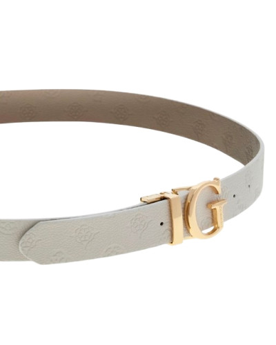 Cinta donna Guess James adjustable/reversible dark taupe 4G logo CS26GU20 BW7861P3430