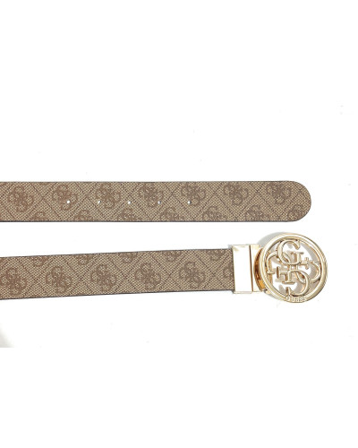 Cinta donna Guess Nolana 4g reversible latte logo CS26GU19 BW9166P4235
