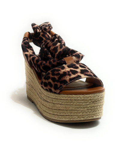 Sandalo platform Liu jo Bali 03 leopard/ saddle DS26LJ11 SA6087 TX133 S4057