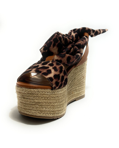 Sandalo platform Liu jo Bali 03 leopard/ saddle DS26LJ11 SA6087 TX133 S4057