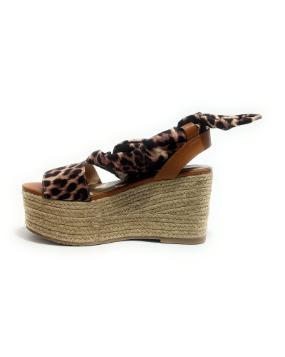 Sandalo platform Liu jo Bali 03 leopard/ saddle DS26LJ11 SA6087 TX133 S4057