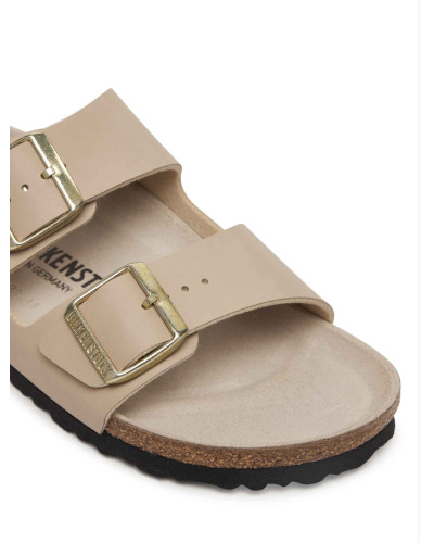 Sandalo donna Birkenstock Arizona triples sandcastle/ oyster Birko-Flor DS26BI01 1031438