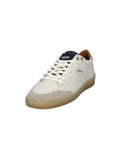 Sneaker uomo Blauer Murray21 white/navy/brown US26BU06 S6MURRAY21/LES