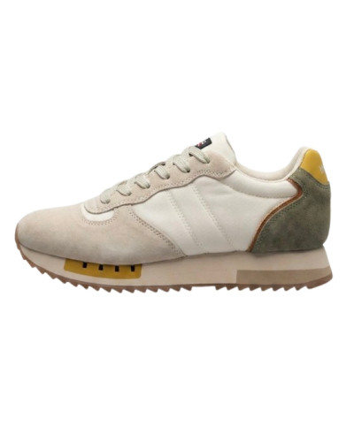 Scarpe Blauer sneaker Queens01 suede/tessuto white/beige US26BU02 S6QUEENS01/NUB