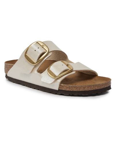 Sandalo donna Birkenstock Arizona Big Buckle pearl white Birko-Flor DS26BI07 1020021