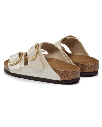 Sandalo donna Birkenstock Arizona Big Buckle pearl white Birko-Flor DS26BI07 1020021