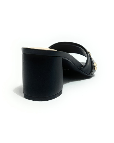 Sandalo Guess Gauri TC 60 in ecosuede black DS26GU40 FLJGAUELE03