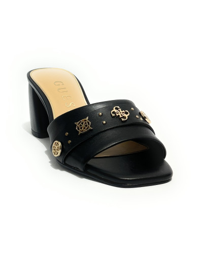 Sandalo Guess Gauri TC 60 in ecosuede black DS26GU40 FLJGAUELE03