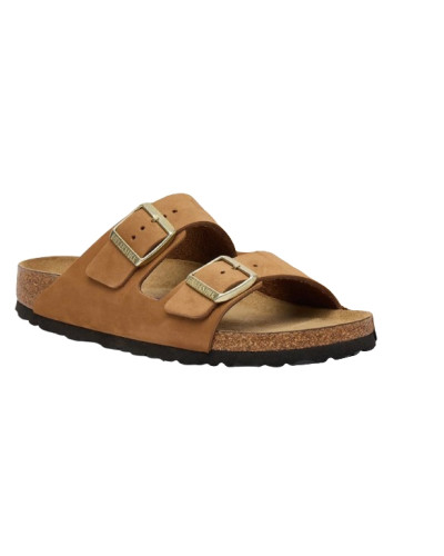Sandalo donna Birkenstock Arizona Arizona SFB nubuck leather mink DS26BI09 1032086