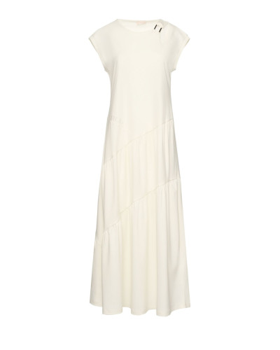 Abito donna Liu Jo in jersey white milk ES26LJ25 TA6237 J3855 10105