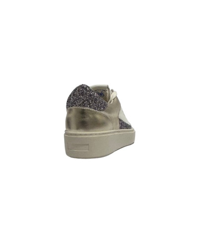 Sneaker donna SVNTYSX 7/6 Push-D05 white/gold DS26SV05