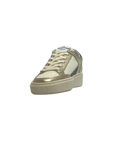 Sneaker donna SVNTYSX 7/6 Push-D05 white/gold DS26SV05