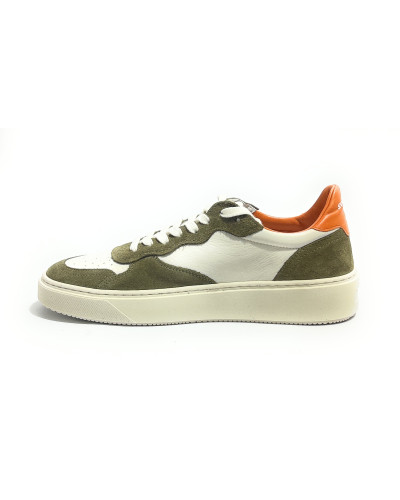 Sneaker uomo SVNTYSX 7/6 Pull-U07 olive/orange US26SV03