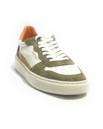 Sneaker uomo SVNTYSX 7/6 Pull-U07 olive/orange US26SV03