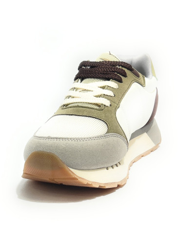 Sneaker uomo Aeronautica Militare bianco/ verde US26AR07 261SC0292UCT03331