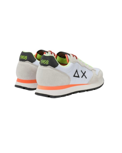 Sneaker running Sun68 Tom Fluo 01 bianco US26SU05 Z36102