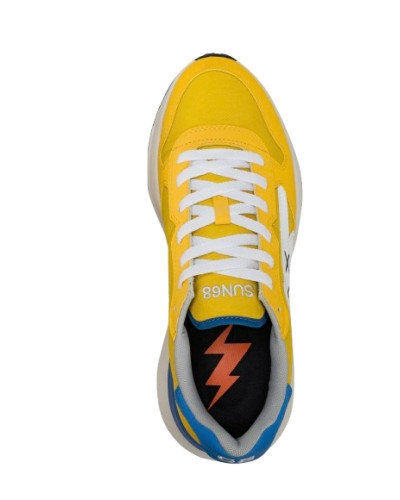 Sneaker running Sun68 Niki 2.0 solid giallo US26SU08 Z36121