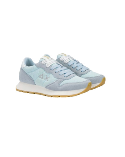 Sneaker Sun68 Ally glitter textile 05 azzurro DS26SU02 Z36203
