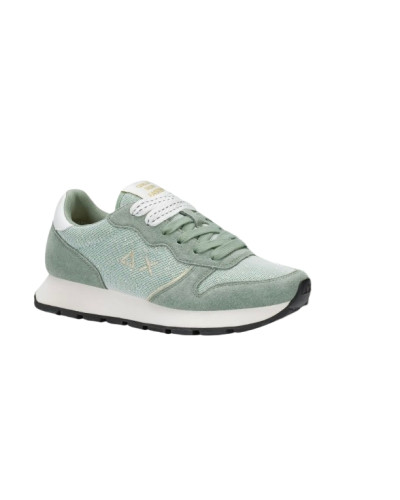 Sneaker Sun68 Ally glitter textile 84 verde salvia DS26SU01 Z36203
