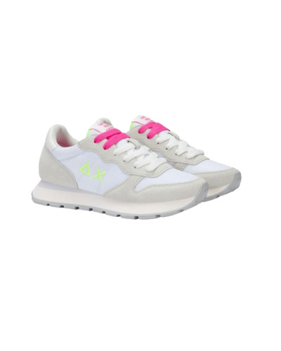 Sneaker Sun68 Ally Solid 0162 bianco/fuxia fluo DS26SU09 Z36201
