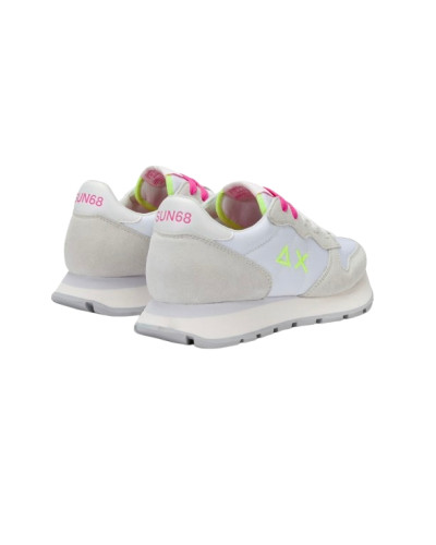 Sneaker Sun68 Ally Solid 0162 bianco/fuxia fluo DS26SU09 Z36201