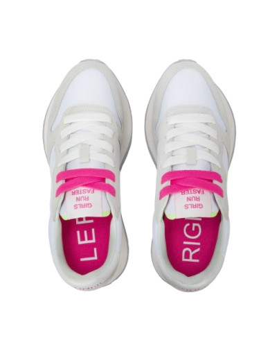 Sneaker Sun68 Ally Solid 0162 bianco/fuxia fluo DS26SU09 Z36201