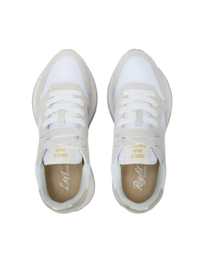 Sneaker Sun68 Ally Gold Silver 01 bianco DS26SU06 Z36202