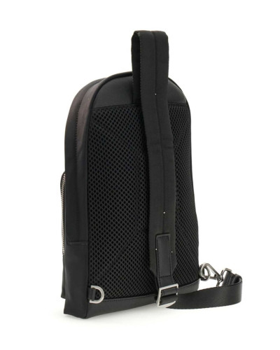 Borsa Guess tracolla uomo Milano backpack crossover nylon nero UBS26GU21 HMMINYP6202