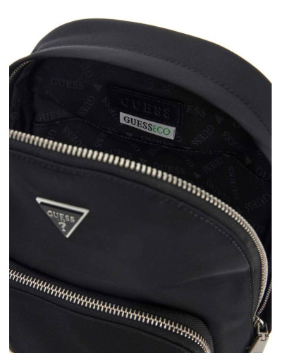 Borsa Guess tracolla uomo Milano backpack crossover nylon nero UBS26GU21 HMMINYP6202