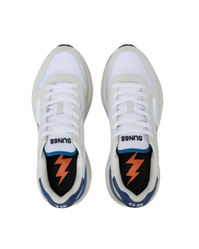 Sneaker running Sun68 Niki 2.0 solid 01 bianco US26SU17 Z36121