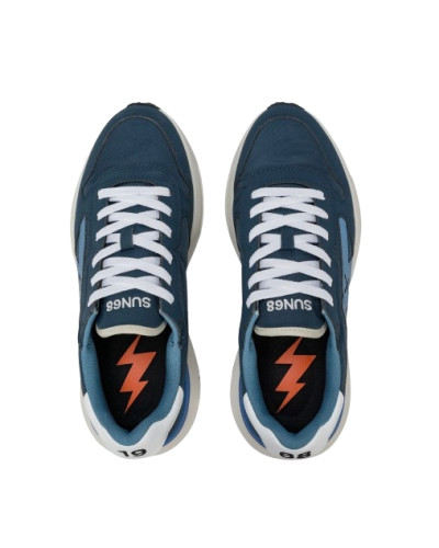 Sneaker running Sun68 Niki 2.0 solid 07 navy blue US26SU18 Z36121