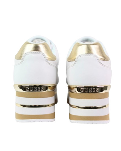 Scarpe donna sneaker Guess Hansin4 white/platino DS26GU42 FLJHN4ELE12