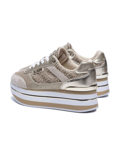 Scarpe donna sneaker Guess Hansin2 active lady beige/ brown DS26GU43 FL5HNSFAL12
