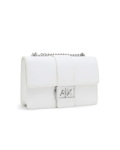 Borsa donna tracolla Armani Exchange white BS26AX28 XW000070 AF12039 U0011