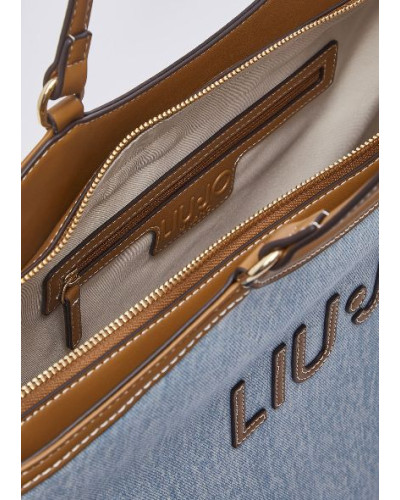 Borsa donna Liu-jo Ferielle L Tote light denim BS26LJ53 AA6208 T377A