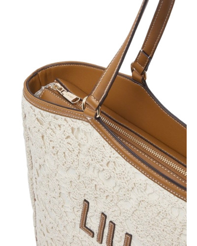 Borsa donna Liu-jo Ferielle L Tote cream BS26LJ60 AA6208 J3865 X0459