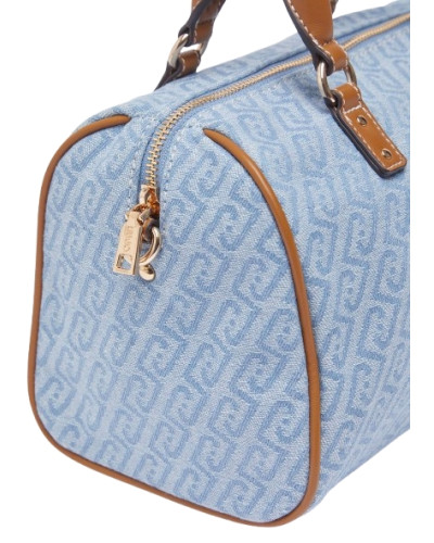 Borsa donna bauletto Liu-jo Evrim Satchel S jacquard dusty blue BS26LJ65 AA6052 T379A